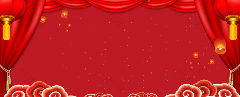 新年吉祥简约中式banner
