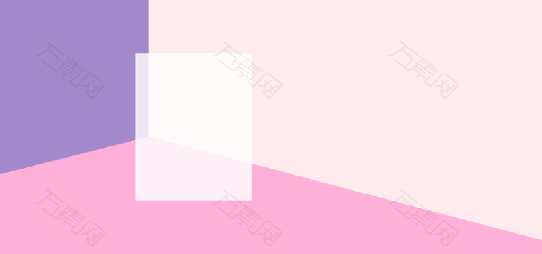 简约立体几何图形背景banner