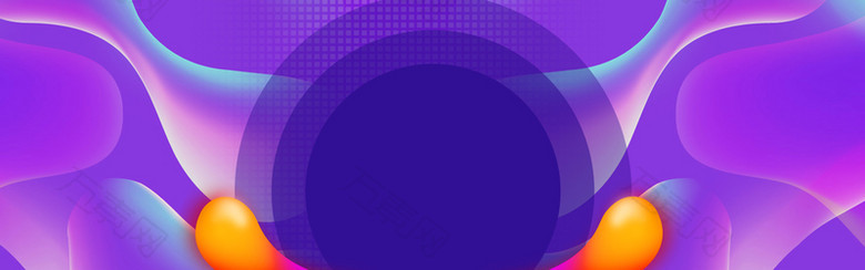 创意渐变banner背景海报