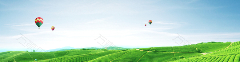 田园背景banner