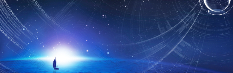 科技蓝色质感纹理banner