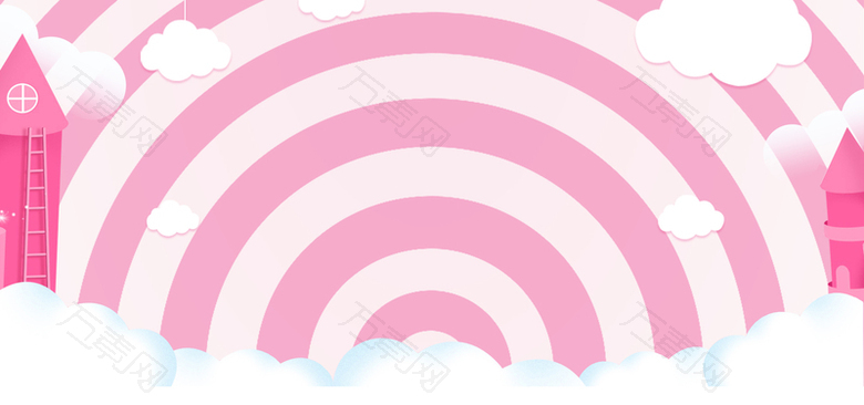 七夕情人节可爱卡通banner