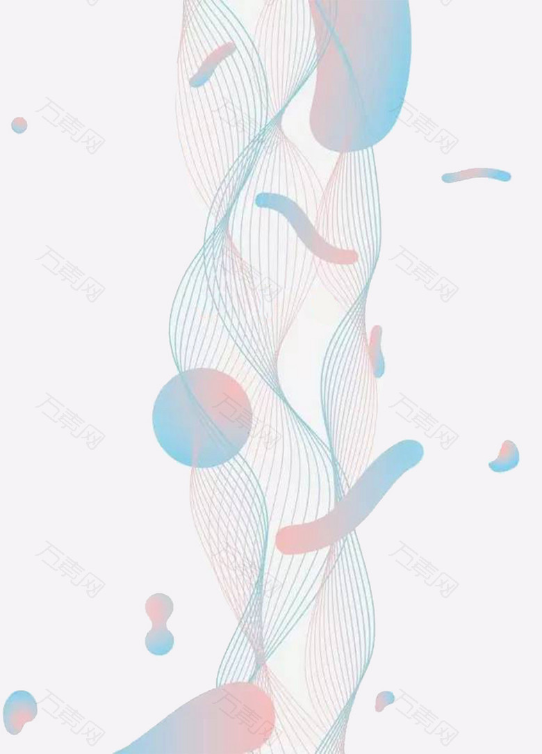 质感线描动感简约插图