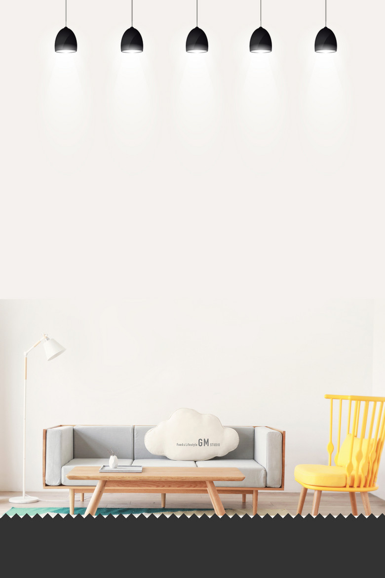 简约装修装饰宣传海报