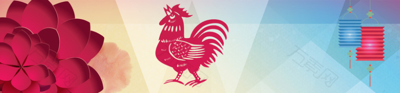中国结花灯笼banner