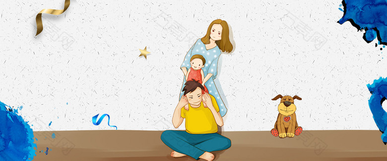 感恩季卡通banner