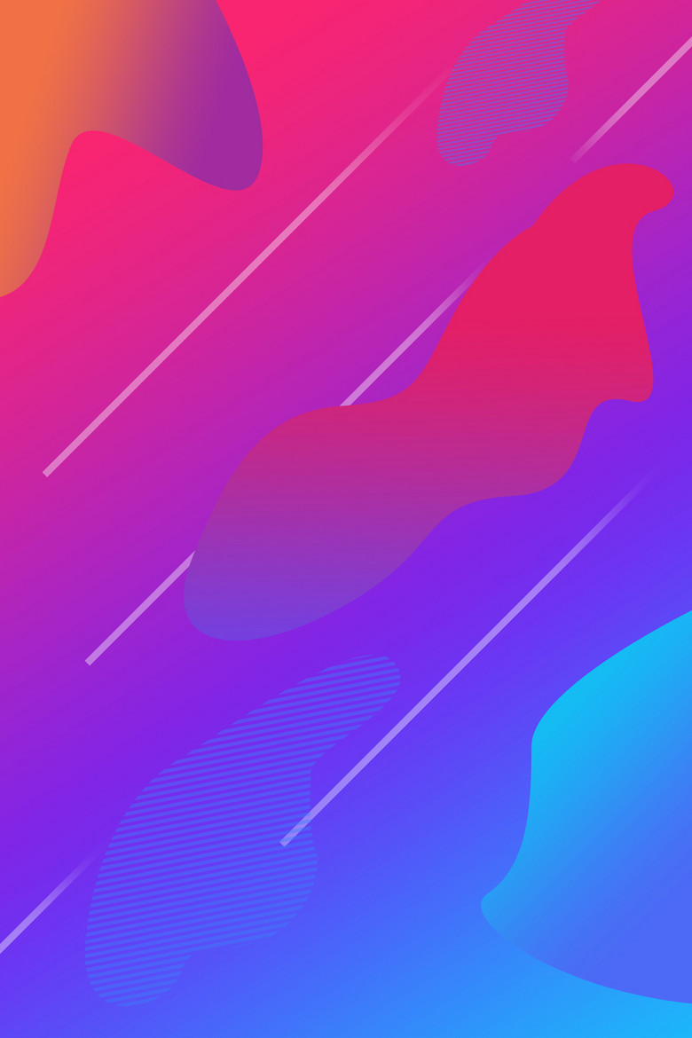 炫彩渐变促销活动宣传背景图