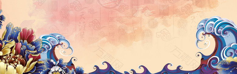 简约中国风新春红色banner