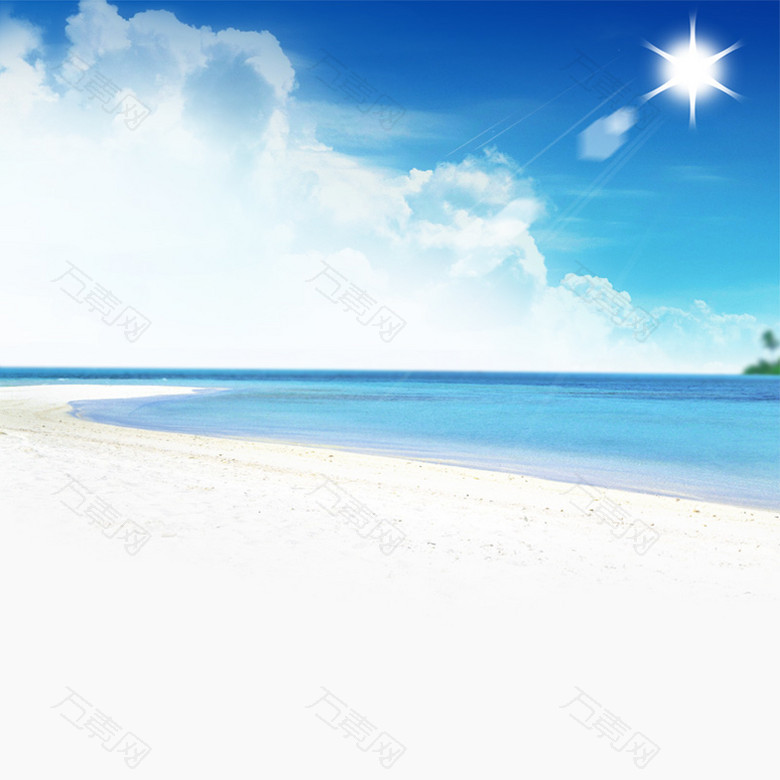 夏季海滩主图背景