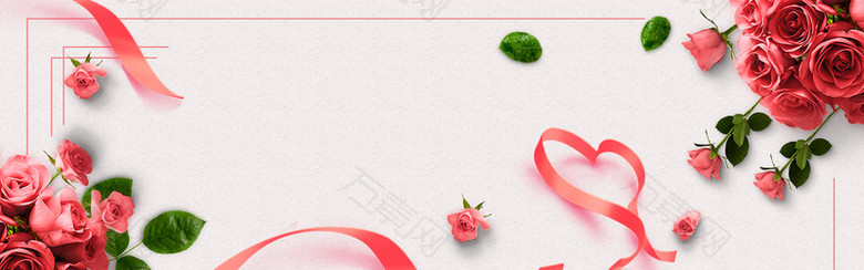纯色背景全屏海报banner