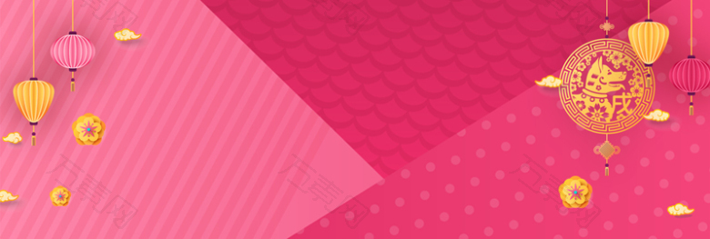 元宵节红色喜庆banner