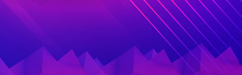 几何渐变电商简约促销banner