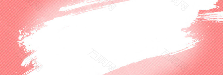 红色笔刷banner海报背景