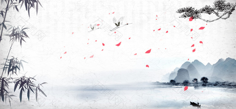 中国风banner背景