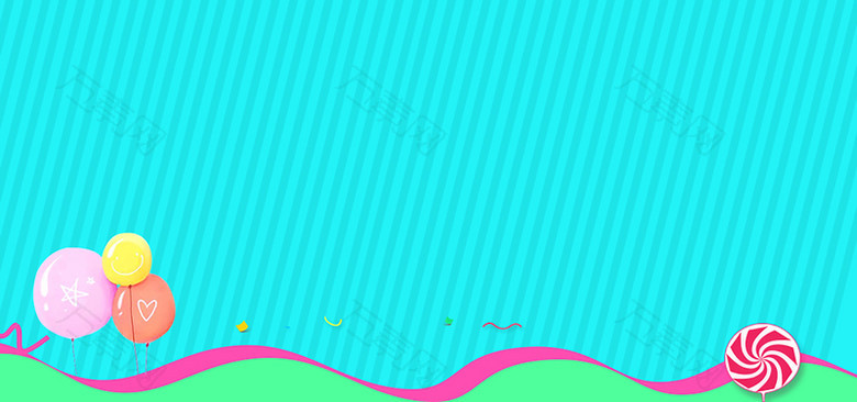 儿童卡通背景banner