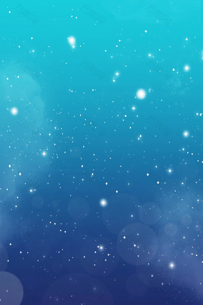 梦幻光斑渐变星空海报背景
