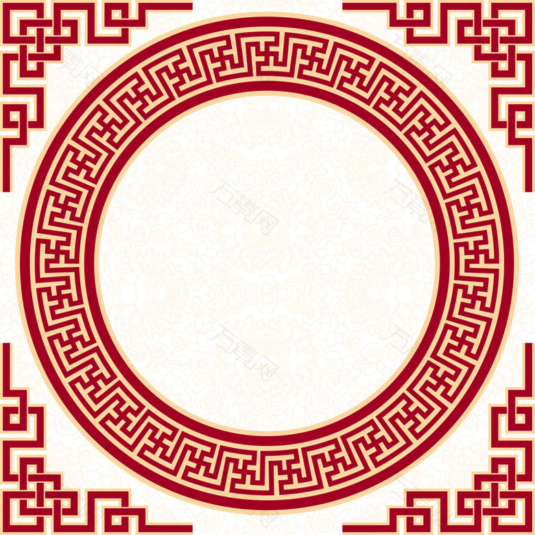 中国风中式传统剪纸背景素材