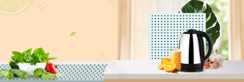 简约大气家电特卖banner