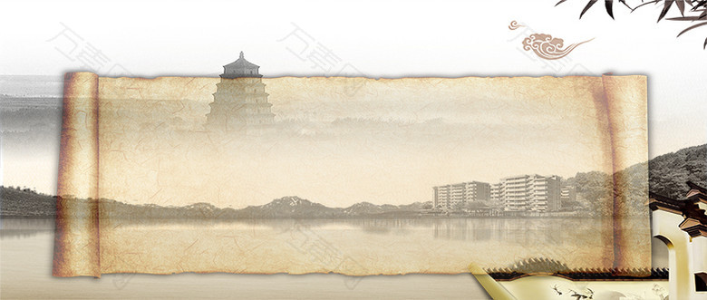 中国风科教背景