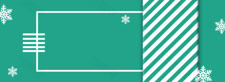 冬天服装banner背景