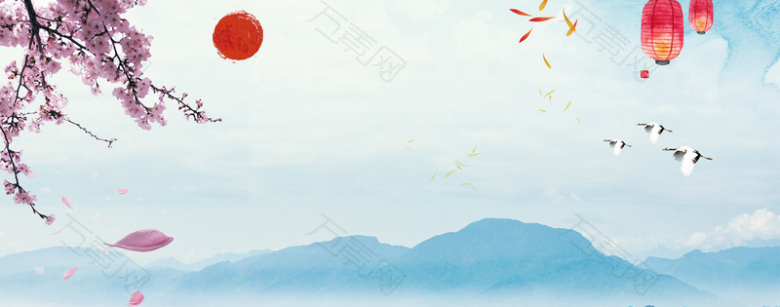 白露文艺景色banner
