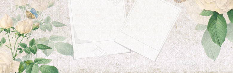照片框清新文艺banner