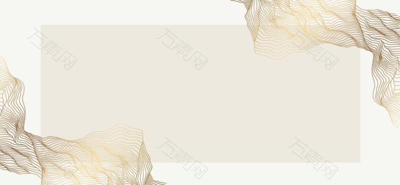 金色简约线条背景