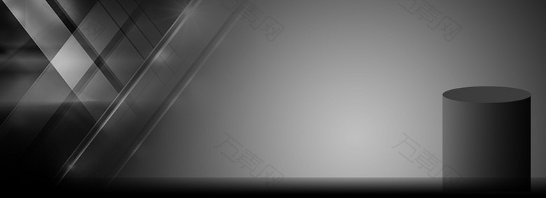 淘宝几何渐变背景banner