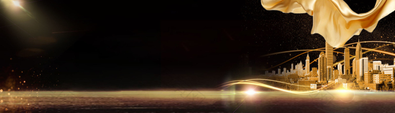 黑金酷炫大气banner
