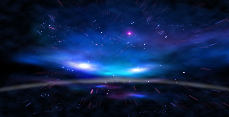 大气星空海报背景