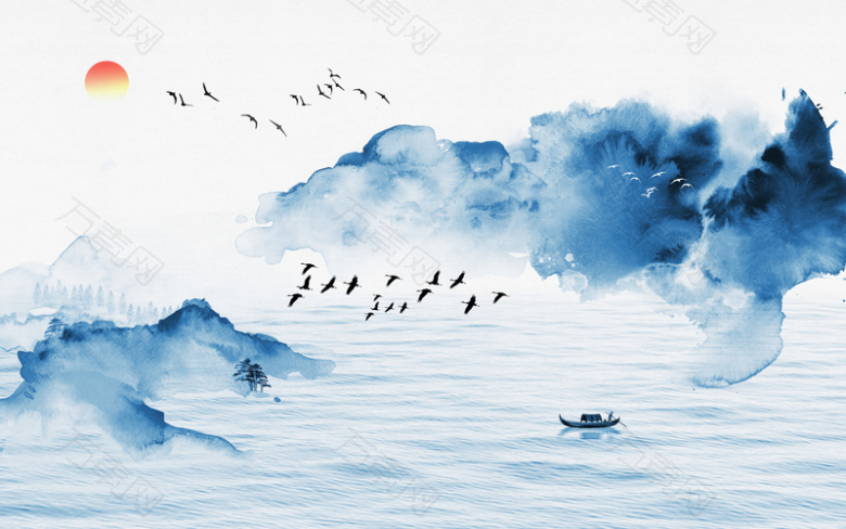 中国风水墨山水