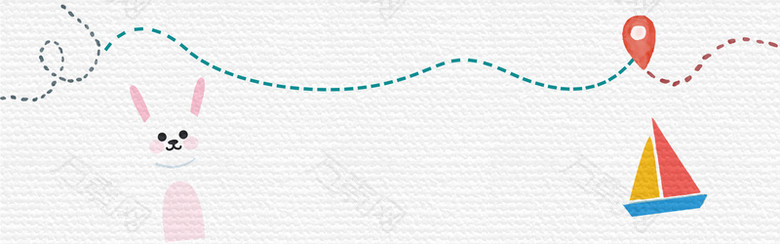 手绘卡通教学培训banner
