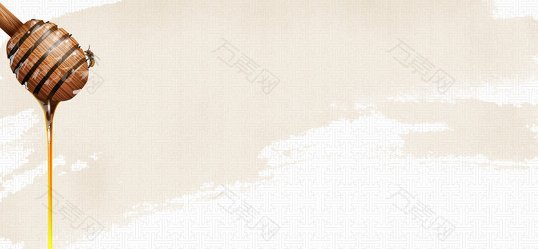 水墨中国风蜂蜜banner