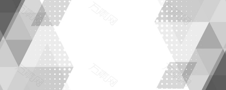 黑色简约几何banner
