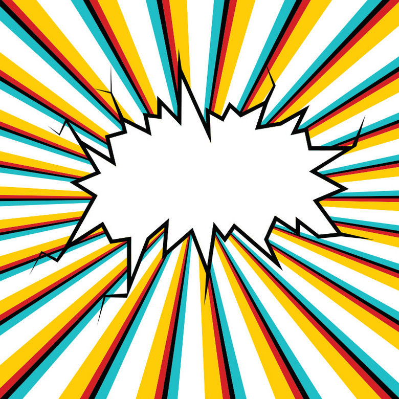 彩色线条漫画手绘对话框矢量素材主图 卡通 手绘 800 800px 编号 Jpg格式 万素网