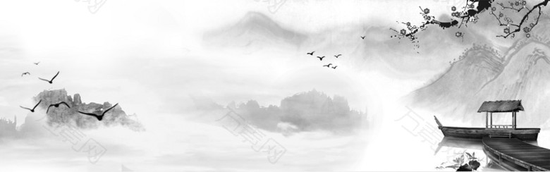 水墨国风背景图