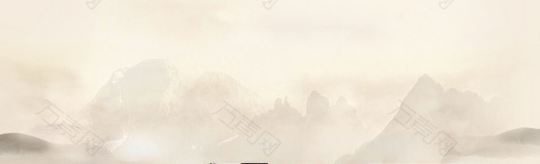 古典水墨山水背景