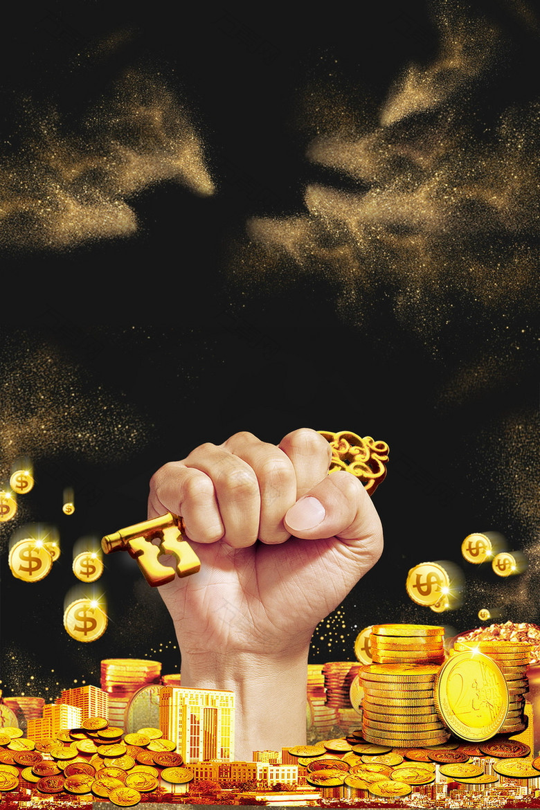 投资理财金融企业海报