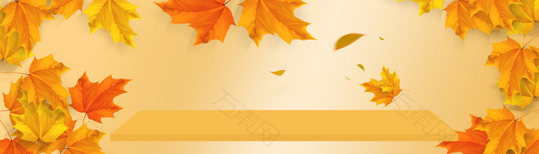 秋季唯美化妆品淘宝banner