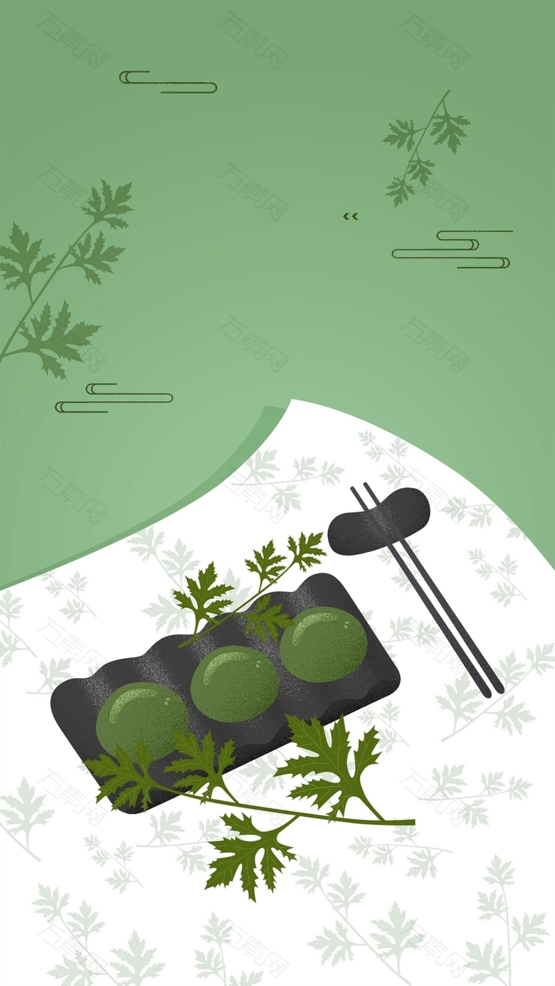 中国风清明节创意海报