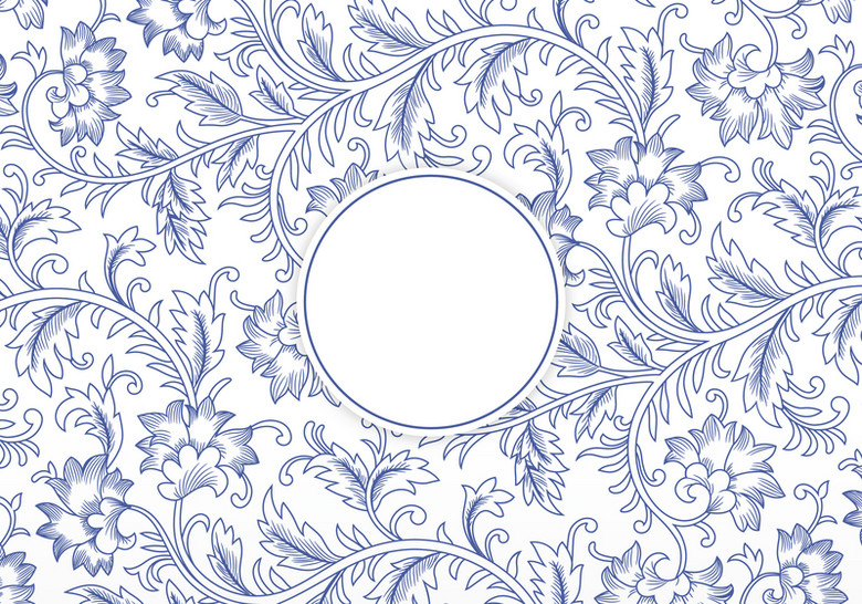 青花纹饰 素材 免费青花纹饰图片素材 青花纹饰素材大全 万素网