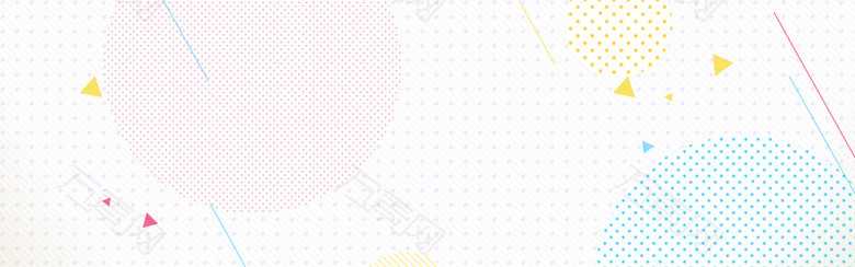 简约淡雅促销banner背景