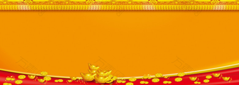 黄金万两贺新年中国风格背景