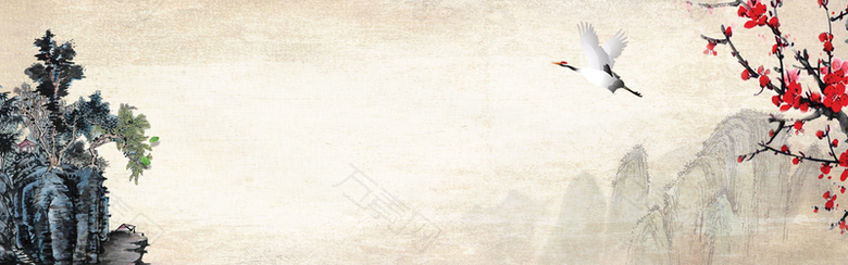 中国风复古重阳节banner