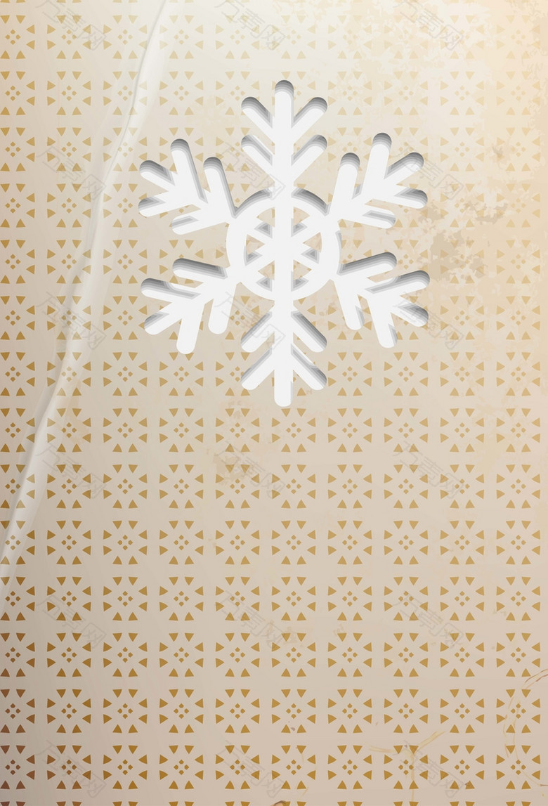 粉色雪花背景素材