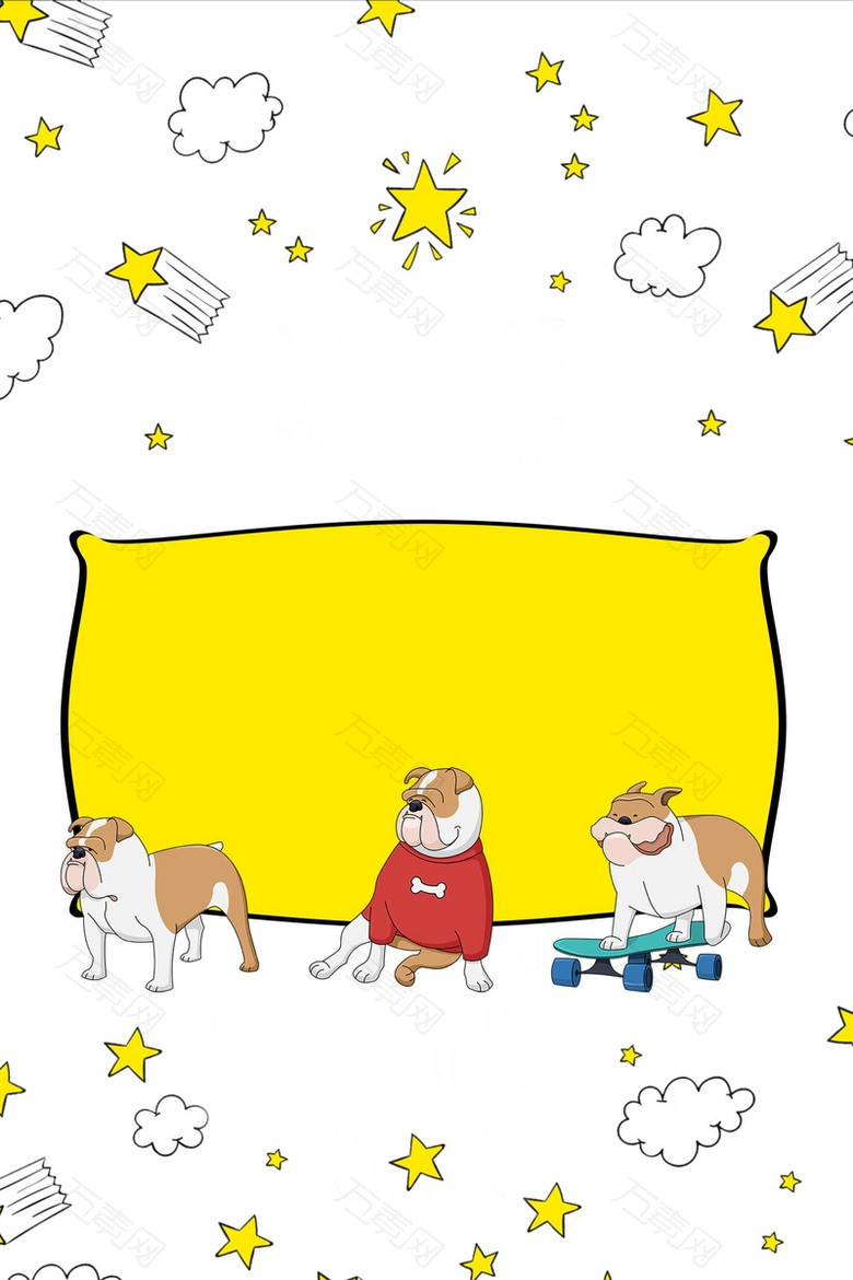 卡通可爱萌宠之家背景背景素材图片下载 万素网