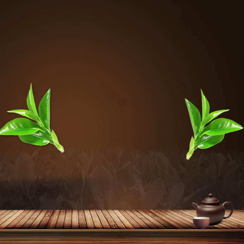木板纹理茶叶主图背景