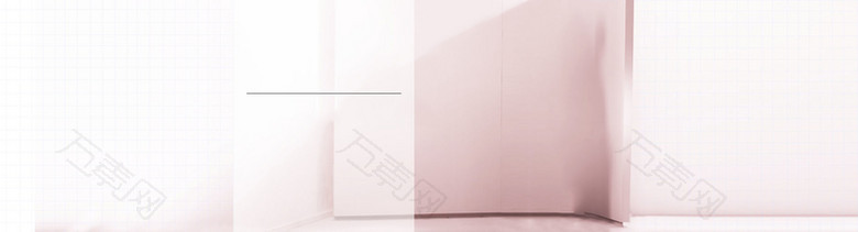 墙壁几何图案简约设计海报banner