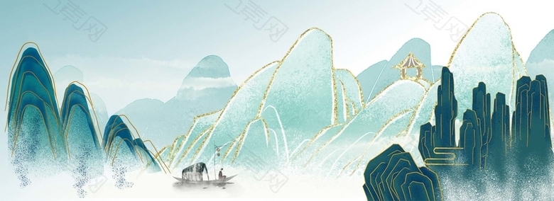 国潮背景素材