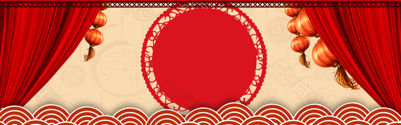 中国风过年喜庆banner